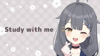【 Study with me 】高校生と1時間一緒に勉強・作業 / pomodoro 25-5 【#閏/#新人VTuber】