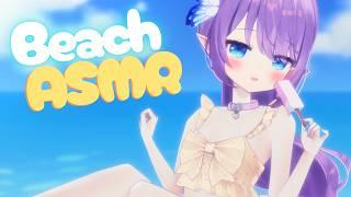 Beach ASMR 🏖️ cooling off with relaxing triggers~