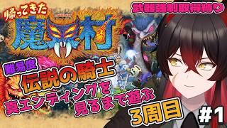 【 帰ってきた 魔界村 】世界の前に魔界を征服!!真エンディングを見るまで遊ぶ(難易度:伝説の騎士) 3周目 #1【 #新人vtuber 】